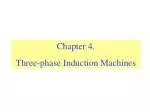 Chapter 4. Three-phase Induction Machines - slide 1