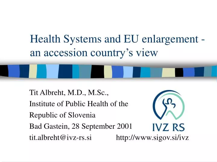 health systems and eu enlargement an accession country s view