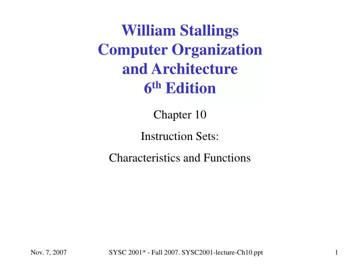 william stallings computer organization and architecture 6 th edition