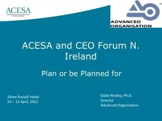 ACESA and CEO Forum N. Ireland