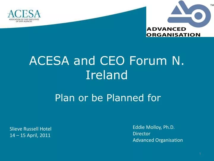 acesa and ceo forum n ireland