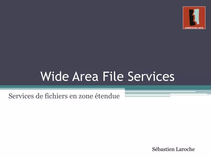 wide area file services