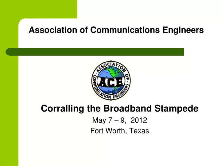 association of communications engineers