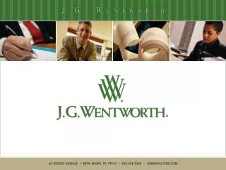 Who is J.G. Wentworth?