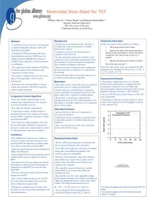 Restricted Slow-Start for TCP