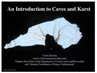 An Introduction to Caves and Karst