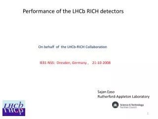 Performance of the LHCb RICH detectors