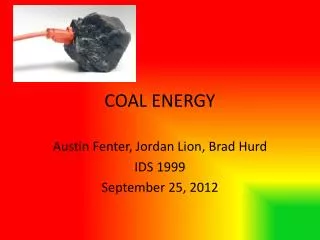 COAL ENERGY