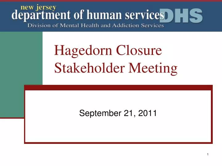 hagedorn closure stakeholder meeting