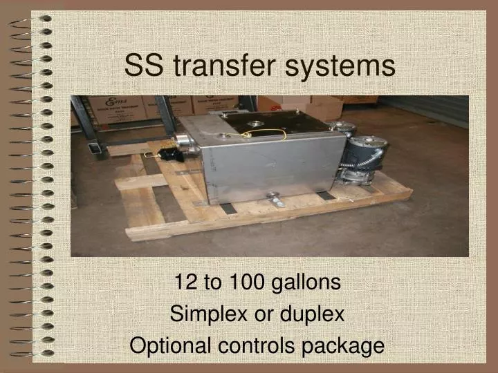 ss transfer systems