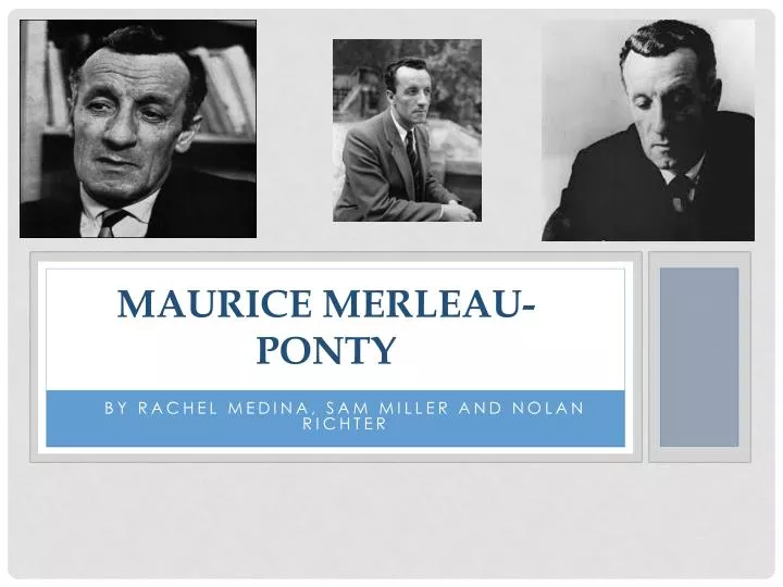 maurice merleau ponty