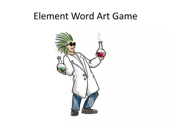 element word art game