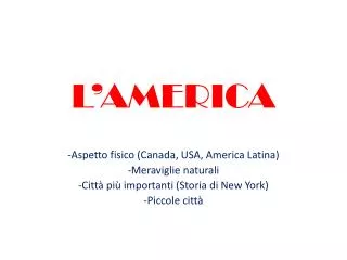 l america