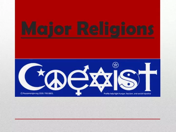 major religions