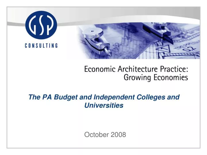 the pa budget and independent colleges and universities