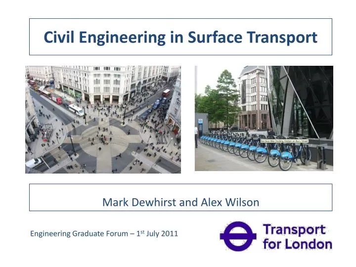 civil engineering in surface transport