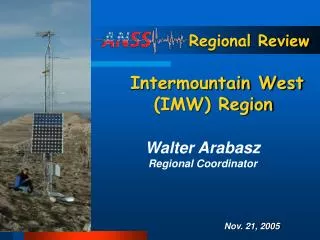 Regional Review Intermountain West (IMW) Region