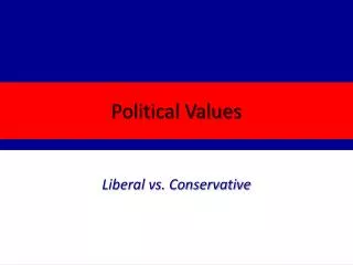 Political Values