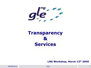 Transparency &amp; Services