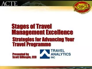 Stages of Travel Management Excellence