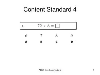 content standard 4