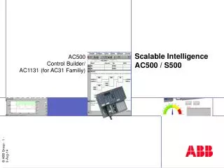 Scalable Intelligence AC500 / S500