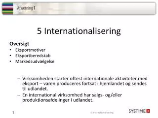 5 internationalisering