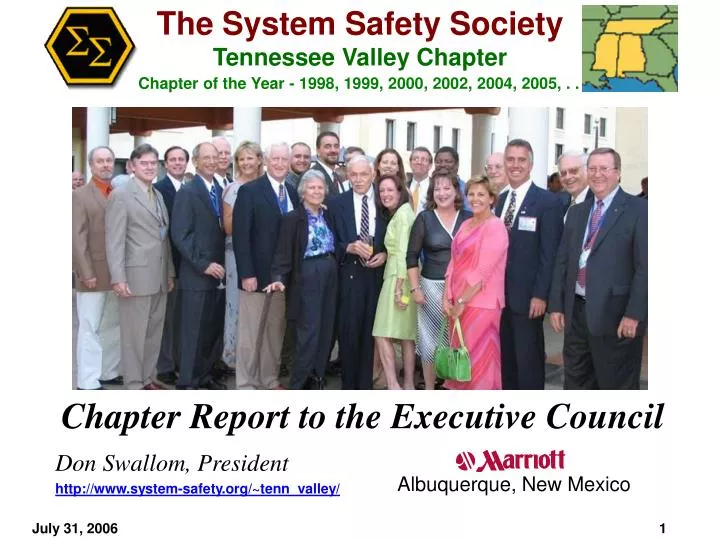 chapter report to the executive council