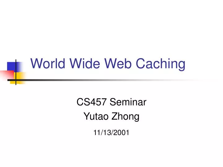 world wide web caching