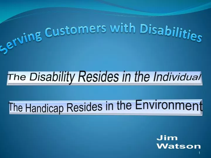 serving customers with disabilities