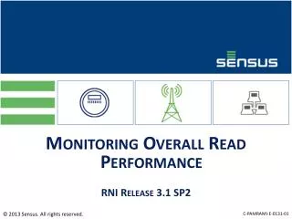 Monitoring Overall Read Performance RNI Release 3.1 SP2
