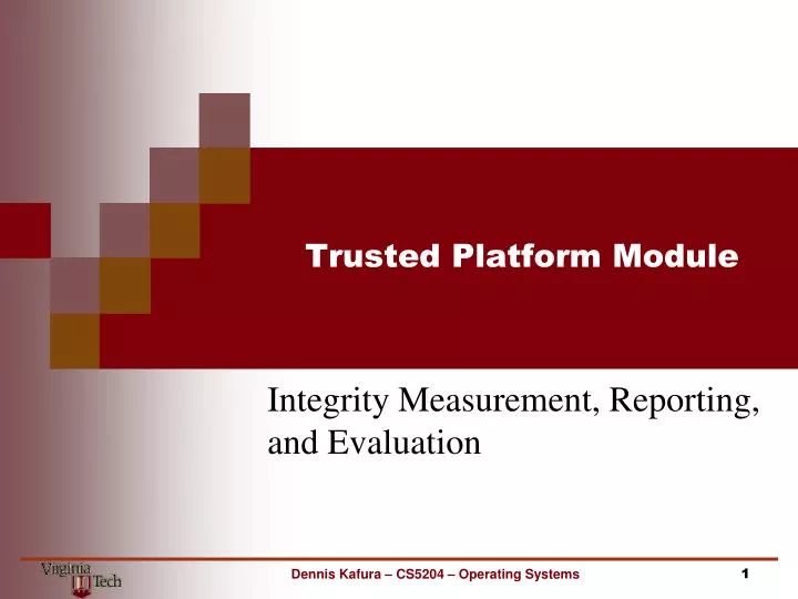 trusted platform module