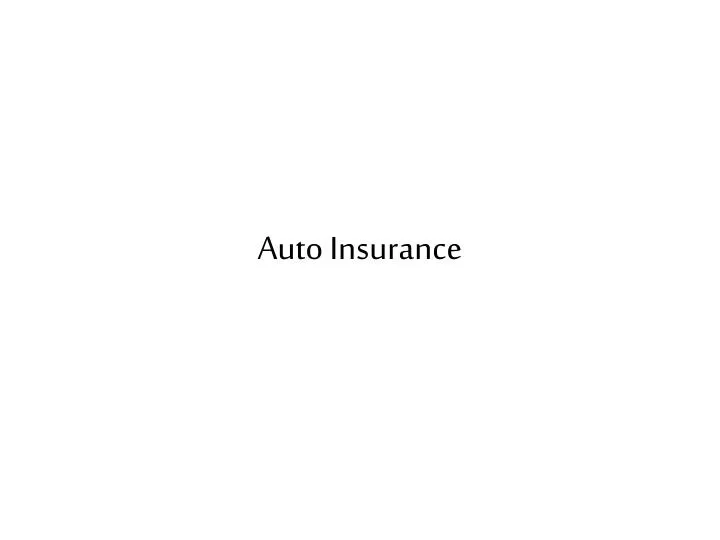 auto insurance