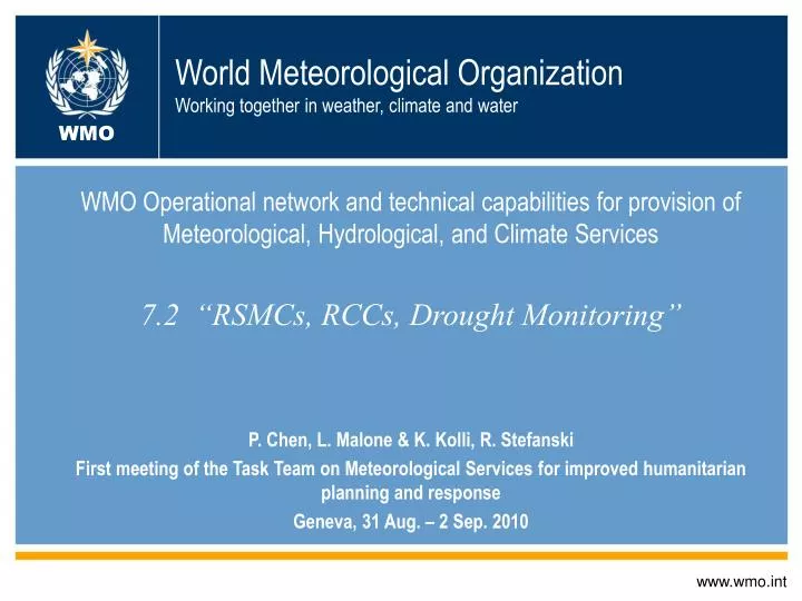 world meteorological organization working together in weather climate and water