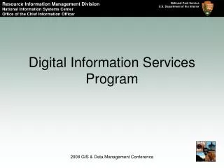 Digital Information Services Program