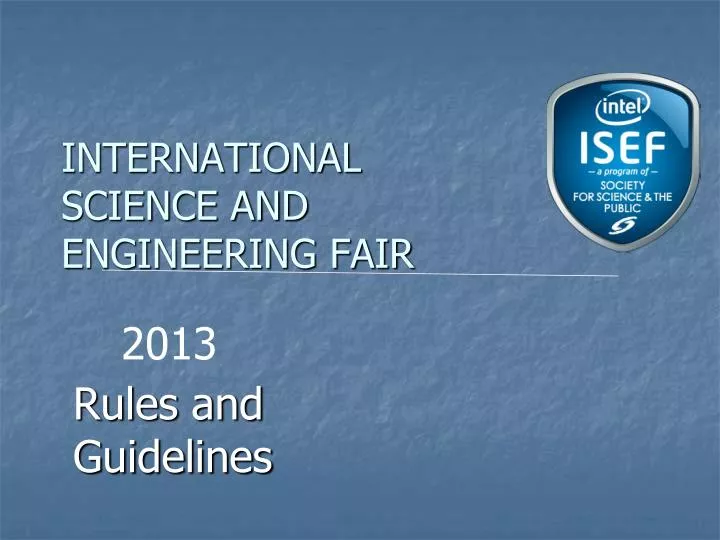 international science and engineering fair