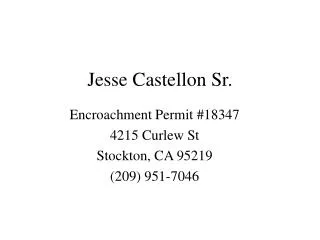 Jesse Castellon Sr.