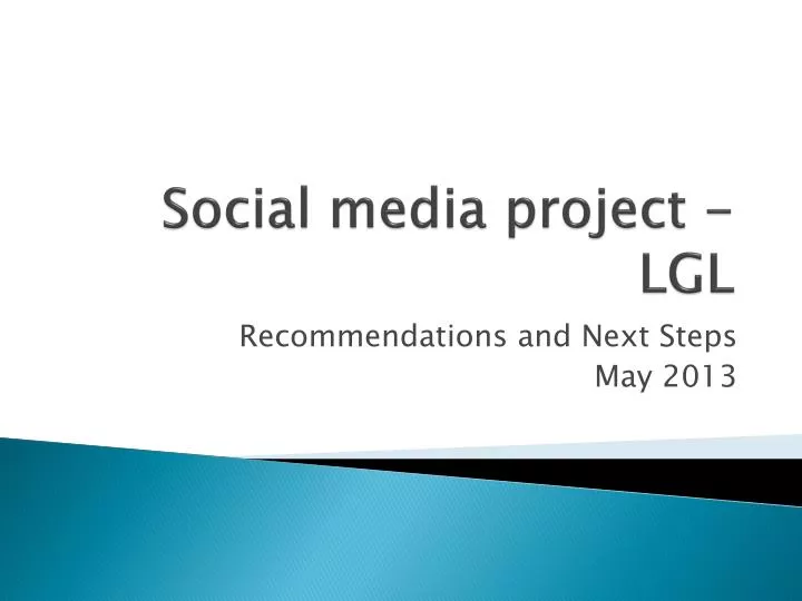 social media project lgl