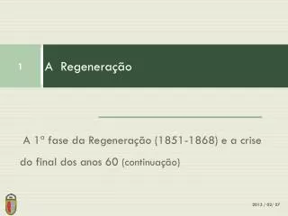 a regenera o