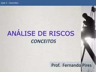 an lise de riscos