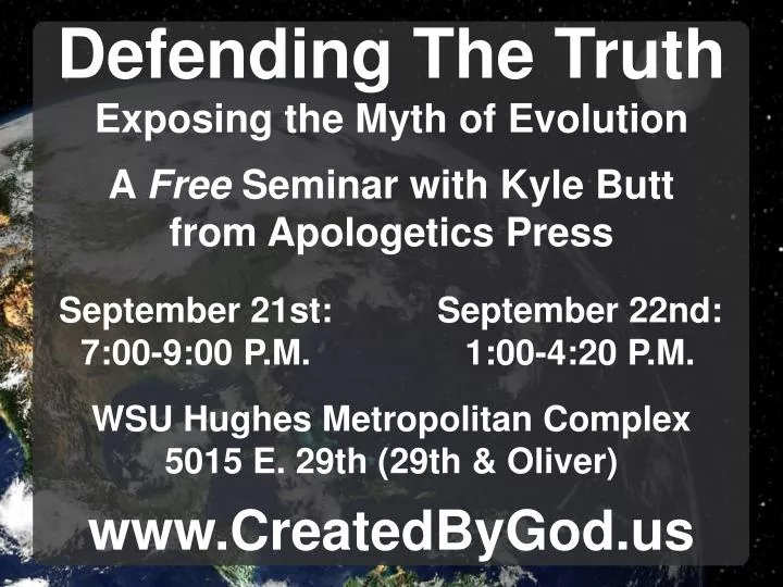 defending the truth exposing the myth of evolution