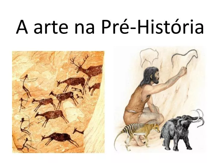 PPT A arte na Pré História PowerPoint Presentation free download ID