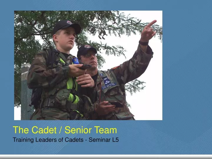 the cadet senior team