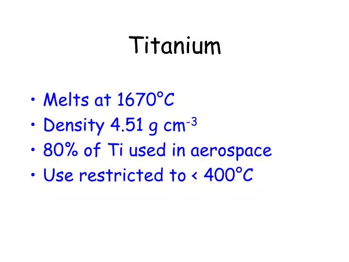 titanium