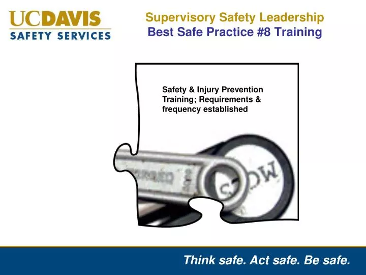 supervisory safety leadership best safe practice 8 training