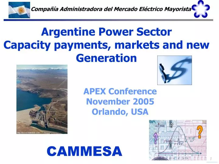 argentine power sector capacity payments markets and new generation