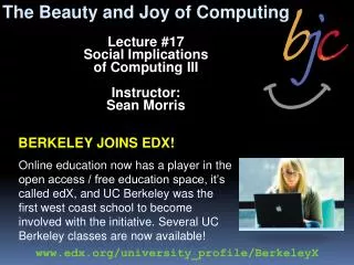 Berkeley joins edx!