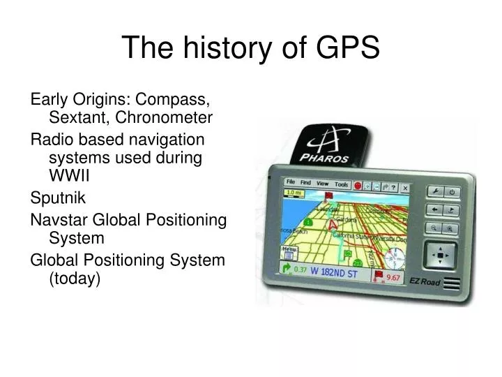 the history of gps