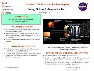 Carbon Grid Materials for Ion Engines