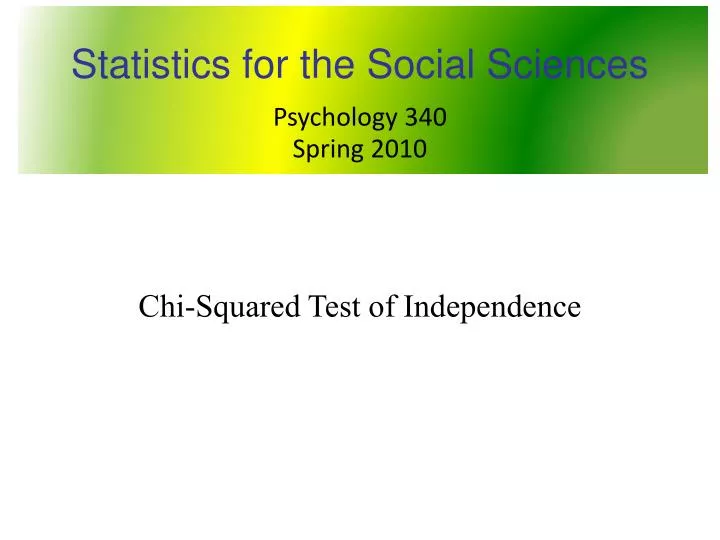 psychology 340 spring 2010